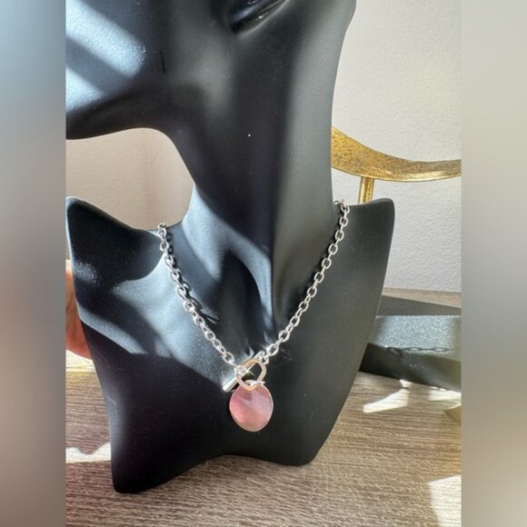 Elegant Silver Pendant Necklace A1510 - Picture 4 of 4